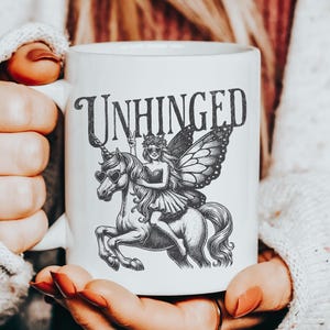 Funny Ren Faire Mug, Funny Gift For Renaissance Faire Lover, Castlecore Knightcore Retro Ren Fest Unhinged Mug
