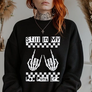 Pop Punk Emo Sweatshirt, älteres Emo Geschenk, Emo Tee, Punk Rock Shirt, Emo Nite Tee, noch in meiner Emo Phase, es war eine Phase, Szene Kleidung