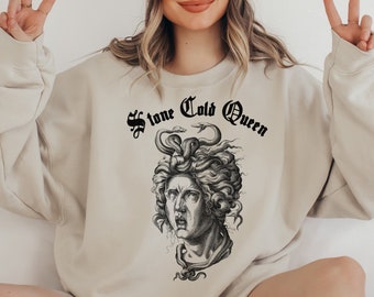 Medusa Shirt, Goddess Medusa Tee, Greek Mythology Sweatshirt, Snakes Head Witch Sweatshirt, Mythology Sweater, Witchy Woman Sweater