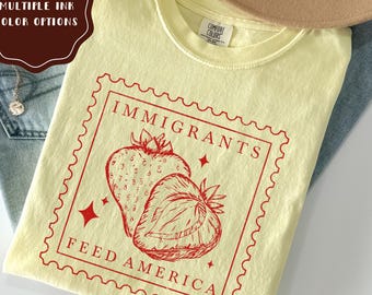 Maglietta pro immigrazione, maglietta anti ICE per i diritti umani, maglietta di protesta per l'uguaglianza liberale degli immigrati Comfort Colors®, regalo per attivista