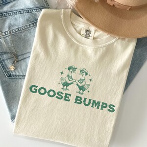 Silly Goose Shirt, Goose Bumps Western Silly Goose On the Loose Retro Meme Tshirt, Goose Gift For Animal Lover, Comfort Colors® Goose Tee