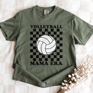 Volleyball Mom Era Shirt, Comfort Colors® Volleyball Mom Retro T-shirt, Volleyball Mama Tee, Mothers Day Volleyball Team Mama Tshirt Gift