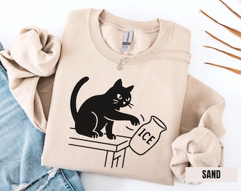 Social Justice Sweatshirt, Cat Pro Immigration Anti Racism Activist Protest Sweater, Liberal Equality Feminist Gift Sweatshirt, Abolish ICE