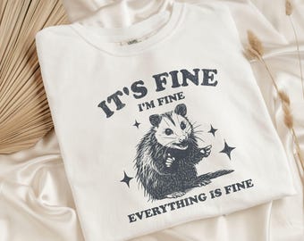 Possum Shirt, Vintage Opossum Shirt, Funny Possum Meme Shirt, Retro 90s Comfort Colors® Possum Lover Gift, Possum TShirt