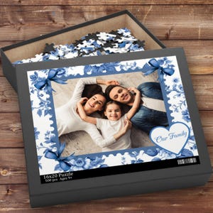 Personalized Photo Puzzle, Custom 500 Piece Jigsaw Puzzle Gift, Custom Picture Puzzle Anniversary Wedding Birthday Pet Gifts, Unique Gift
