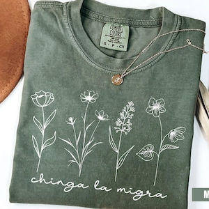 Chinga La Migra Shirt, Pro Immigration Tshirt, Anti Ice Maga Republican Fascism, Human Rights Anti Deportation Civil Rights Equality Tee
