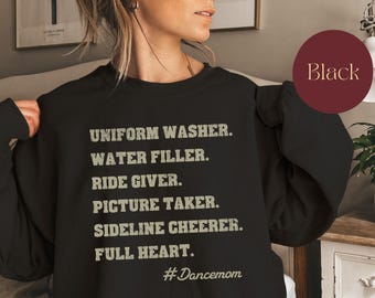 Dance Mom Sweatshirt, Dancer Mom Crewneck Sweatshirt, Dance Mama Mothers Day Gifts, Dance Mama Sweater Dance Gift, Dance Mother Crew