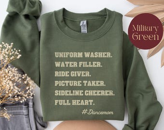 Dance Mom Sweatshirt, Dancer Mom Crewneck Sweatshirt, Dance Mama Mothers Day Gifts, Dance Mama Sweater Dance Gift, Dance Mother Crew