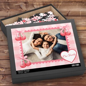 Personalized Photo Puzzle, Custom 500 Piece Jigsaw Puzzle Gift, Custom Picture Puzzle Anniversary Wedding Birthday Pet Gifts, Unique Gift