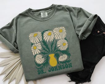 Custom Phd Graduation Shirt, Personalized Phd Gift, Doctorate Phd Graduation Gifts, Doctoral Floral Shirts For PhD Student, Gift For Her