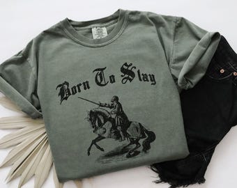 Castelcore Shirt, Renaissance Fair Funny Knight Comfort Colors® Meme Shirt, Ren Faire Castle Core Medieval Tshirt, Knightcore Aesthetic Tee