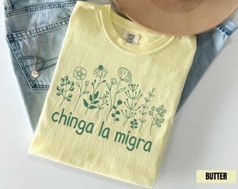 Chinga La Migra Shirt, Pro Einwanderungs-T-Shirt, ICE Einwanderer Tshirt, Anti-Rassismus Pro Gleichheit T-Shirt, Einwanderung großzügiges Geschenk