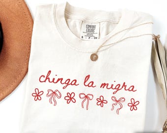Camiseta Chinga La Migra, camiseta pro inmigración, camiseta política "Abolir ICE", camiseta de derechos humanos, derechos civiles e igualdad, camiseta de protesta contra los inmigrantes