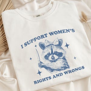 Camiseta de mapache feminista del patriarcado, camiseta de mapache divertida de Comfort Colors®, camiseta liberal de ira femenina a favor de la libertad de elección Smash The Patriarchy