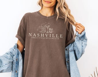 Nashville Bachelorette Shirts, Custom Group Cowgirl Bachelorette Shirt, Southern Nashville Bach Party Tee, Country Nash Bash Bach Tshirt