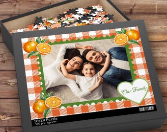 Casse-tête photo personnalisé, cadeau personnalisé de 500 pièces, casse-tête photo personnalisé, anniversaire de mariage, cadeau d'animal de compagnie, cadeau unique