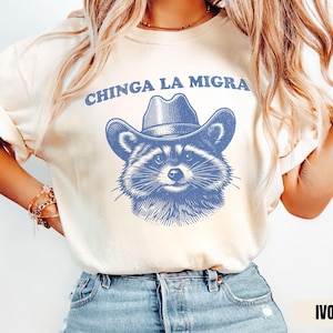 Chinga La Migra Shirt, Pro Immigration Tshirt, Anti Ice Maga Republican Fascism, Human Rights Anti Deportation Civil Rights Equality Tee