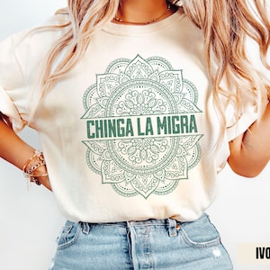 Chinga La Migra Shirt, Pro Immigration Tshirt, Anti Ice Maga Republican Fascism, Human Rights Anti Deportation Civil Rights Equality Tee