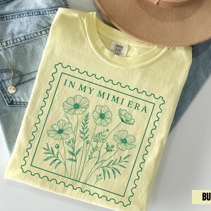 Mimi Shirt, Comfort Colors® Grandma T-Shirt, Gift For Grammy, Retro Mimi T-shirt, Lovely Mimi Tee, Mothers Day Gift, Mimi Strawberry Tee