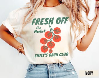 Fresh Off The Market Custom Bachelorette Shirt, She's Off The Market Theme Bachelorette Party Comfort Colors Bridal Shower Group Tees