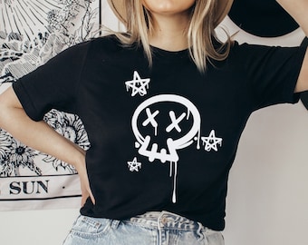 Tee - Epic Face Vampire T-Shirt Pants - MEGA BAGGY PATA DE ELEFANTE BERSHKA Bracelet - Pyramid Stud 3 Row Bracelet Hat - Domo Kun Ushanka Hat Belt - Punk Rock Spikes