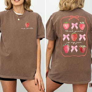 Custom Third Grade Teacher Shirt, Back To School Cute 3rd Grade Teacher Tee, Grade Level Teacher Appreciation TShirt, Elementary School Gift