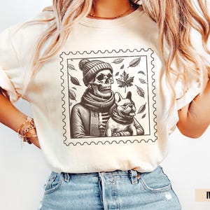 Camiseta de Bulldog Francés, Camiseta Frenchie Halloween Comfort Colors®, Regalos para Mamá Bulldog Francés, Amante de los Bulldogs, Camiseta de Regalo para Mamá Frenchie