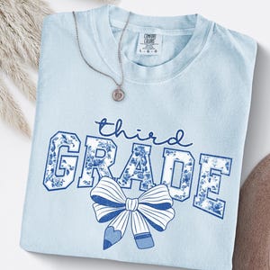 Third Grade Teacher Shirt, Back To School Cute 3rd Grade Teacher Tee, Grade Level Teacher Appreciation TShirt, Elementary School Gift