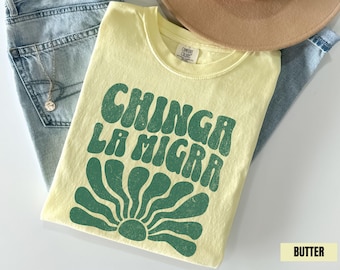 Chinga La Migra Shirt, Pro Einwanderungs-T-Shirt, ICE Einwanderer Tshirt, Anti-Rassismus Pro Gleichheit T-Shirt, Einwanderung großzügiges Geschenk