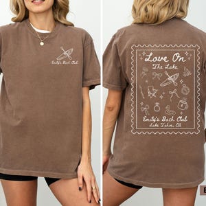 Lake Bachelorette Shirt, Love On The Lake Comfort Colors Custom Camp Bach Party Shirts, Camping Girls Trip Bridal Gifts, Hiking Bach Tees