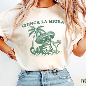 Chinga La Migra Shirt, Pro Immigration Tshirt, Anti Ice Maga Republican Fascism, Human Rights Anti Deportation Civil Rights Equality Tee
