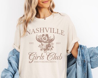 Nashville Bachelorette Shirts, Custom Group Cowgirl Bachelorette Shirt, Southern Nashville Bach Party Tee, Country Nash Bash Bach Tshirt