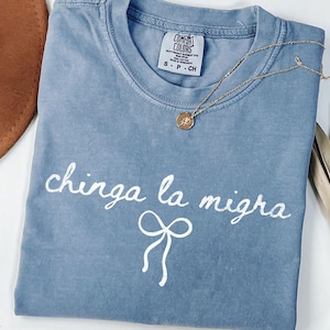 Chinga La Migra Shirt, Pro Immigration Tshirt, Anti Ice Maga Republican Fascism, Human Rights Anti Deportation Civil Rights Equality Tee