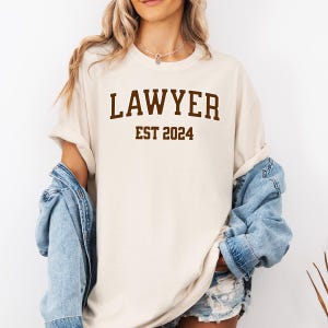 Lawyer shirt, custom gift for lawyer, pass the bar gift, new lawyer gift, graduation law school gift, lawyer tee, gift for law student