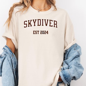 skydiver shirt, custom gift for skydiver, skydiver tee, skydiver gift