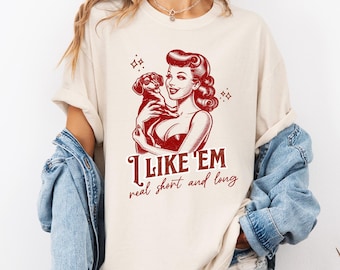 Vintage Dackel Shirt: Lustiges Doxie Mom T-Shirt - Komfortfarben