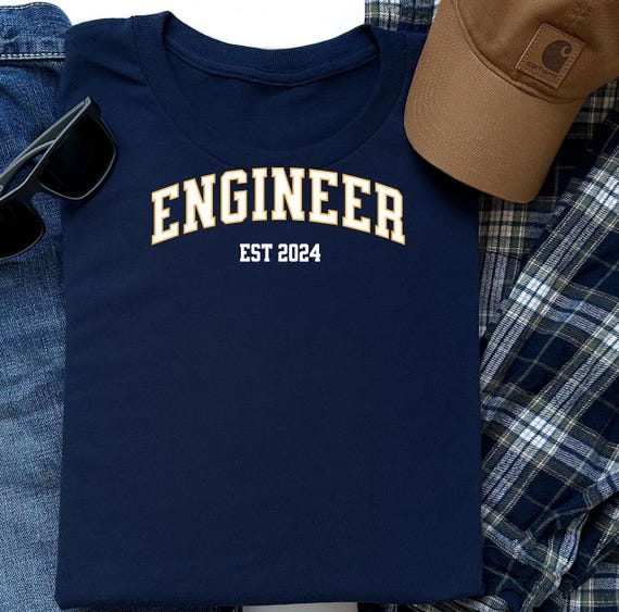 Maglietta da ingegnere, maglietta da ingegnere personalizzata