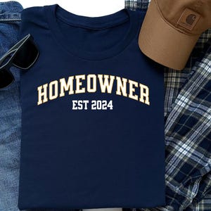 Homeowner shirt, custom gift for new homeowner, bought a house gift, new house gift, housewarming gift, first home buyer, gift from realtor