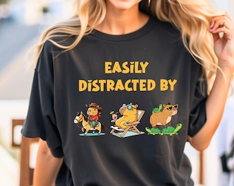 Funny Capybara T-Shirt: Wildlife Rodent Tee