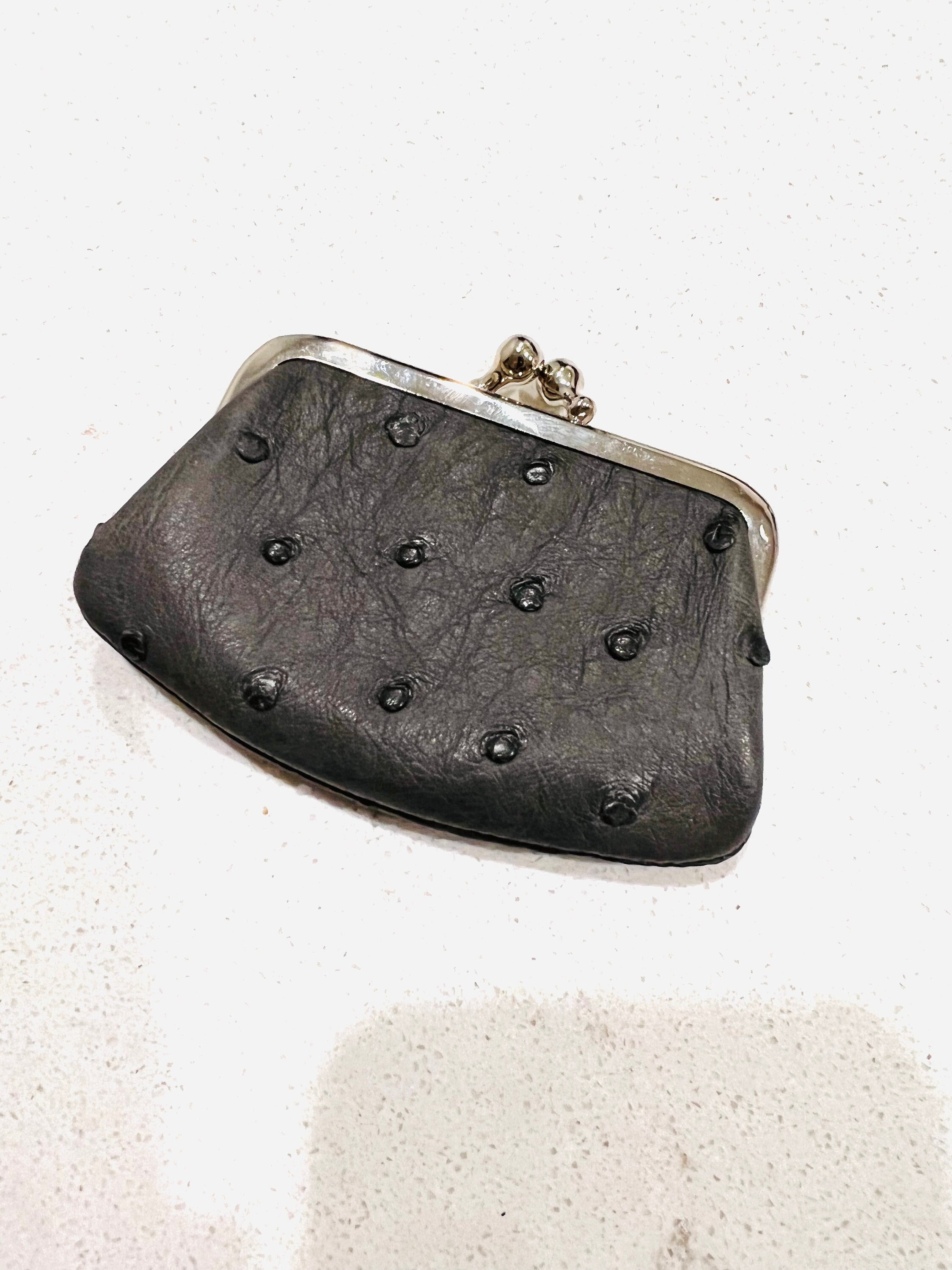 男性に人気！ Ostrich Leather Coin Purse - Etsy 小物