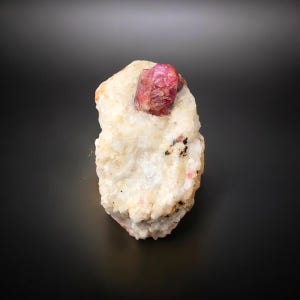Natural Ruby Crystal on Matrix Specimen