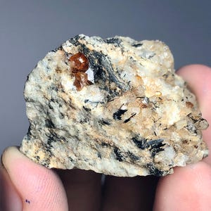 36 Grams of Garnet Specimen, Garnet Crystal combine with Matrix, Garnet Crystal, Garnet,