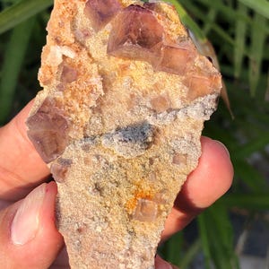 Purple Fluorite Cubic Crystal Specimen: Skardu Pakistan Mineral