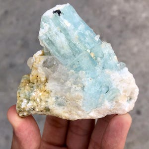 Blue Aquamarine Specimen from Shigar Valley Skardu Pakistan