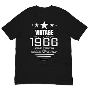 Original 1966 Vintage T-Shirt, Retro Gift