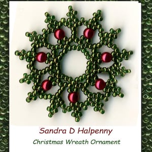 Christmas Wreath Ornament Pattern