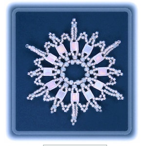 Snowflake #78 Ornament Bead Pattern SDH