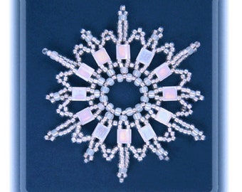 Schneeflocke #78 Ornament Bead Pattern SDH