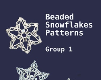 Beaded Snowflake Pattern - Group 1