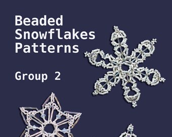 Perlen Schneeflockenmuster - Gruppe 2